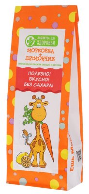 Купить лакомства для здоровья мармелад для детей морковь и лимон, 105г в Павлове