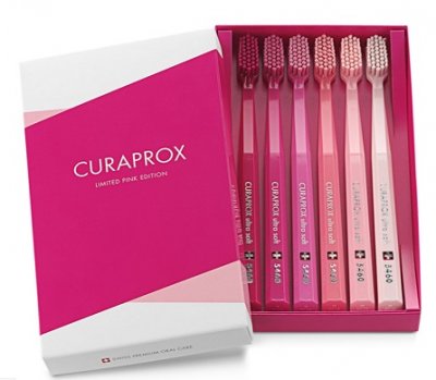 Купить curaprox (курапрокс) набор зубных щеток рink cs5460b розовый, 6 шт в Павлове