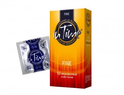 Купить in time (ин тайм) презервативы файн особо тонкие 12шт в Павлове