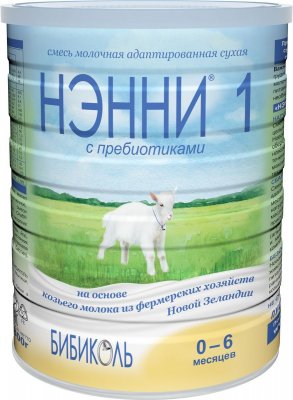 Купить нэнни 1 смесь на основе натурального козьего молока с пребиотиками с рождения, 800г в Павлове