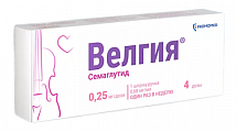 Купить велгия, раствор для подкожного введения 0.25 мг/доза 1,5мл шприц-ручка 1шт с иглами 5шт в Павлове