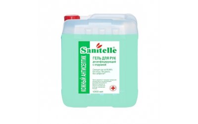 Купить sanitelle (санитель) гель для рук антисептический с экстрактом алоэ и витамином е 5000мл в Павлове