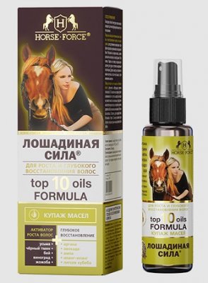 Купить лошадиная сила (horse forse) купаж масел для волос восстановление и рост, 100мл в Павлове