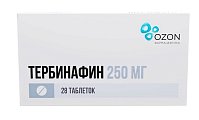 Купить тербинафин, таблетки 250мг, 28 шт в Павлове