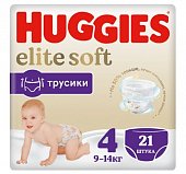 Купить huggies (хаггис) трусики elitesoft 4, 9-14кг 21 шт в Павлове