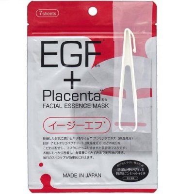 Купить japan gals (джапан галс) маска плацента и egf фактором facial essence, 7 шт в Павлове