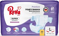 Купить reva care (рева кеа) подгузники для взрослых super размер l 30 шт. в Павлове