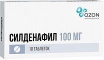 Купить силденафил, таблетки, покрытые пленочной оболочкой 100мг, 10 шт в Павлове