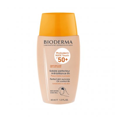 Купить bioderma photoderm (биодерма фотодерм) флюид для лица солнцезащитный тон светный 40мл spf50+ в Павлове