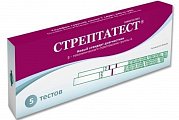 Стрептатест экспресс-тест для диагностики стрептококка группы А 5 шт
