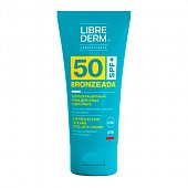 Купить librederm bronzeada (либридерм) крем солнцезащитный для лица и зоны декольте, 50мл spf50 в Павлове