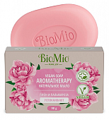Купить biomio (биомио) bio-soap aromatherapy мыло натуральное пион и эфирное масло пальмарозы 90 гр в Павлове
