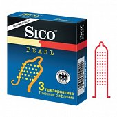 Купить sico (сико) презервативы pearl точечное рифление 3шт в Павлове