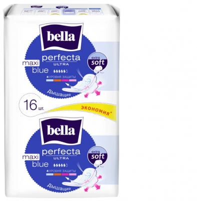 Купить bella (белла) прокладки perfecta ultra maxi blue 16 шт в Павлове