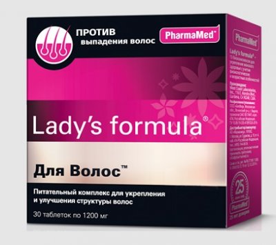 Купить lady's formula (леди-с формула) для волос, таблетки 30 шт бад в Павлове