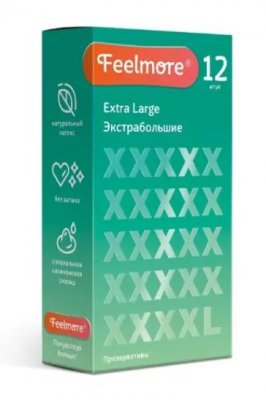Купить feelmore (филлморе) презервативы экстрабольшие, 12 шт в Павлове