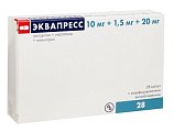 Купить эквапресс, капсулы с модифицированным высвобождением 10мг+1,5мг+20мг, 28 шт в Павлове