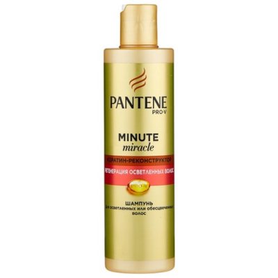Купить pantene pro-v (пантин) шампунь minute miracle мицелярный регенерирующий для осветленных волос, 270 мл в Павлове