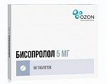Купить бисопролол, таблетки, покрытые пленочной оболочкой 5мг, 50 шт в Павлове