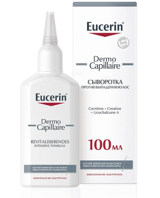Купить eucerin dermo capillaire (эуцерин) сыворотка против выпадения волос 100 мл в Павлове
