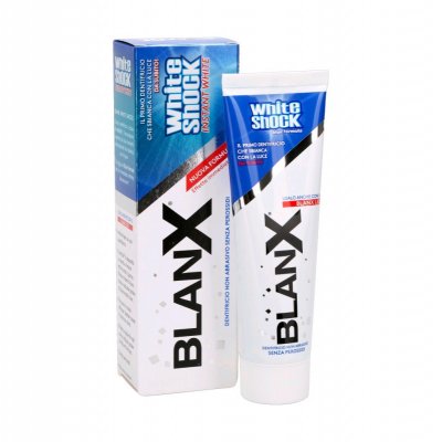 Купить бланкс (blanx) зубная паста вайт шок мгновенное отбеливание,75мл в Павлове