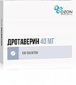 Купить дротаверин, таблетки 40мг, 100 шт в Павлове