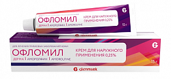 Купить офломил дерма, крем для наружного применения 0,25%, 15г в Павлове