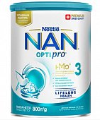 Купить nan optipro 3 (нан) смесь сухая для детей с 12 месяцев, 800г в Павлове