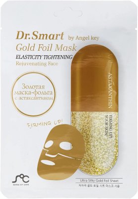 Купить dr. smart (др.смарт) by angel key маска тканевая для лица омолаживающая с астаксантином, 1 шт в Павлове