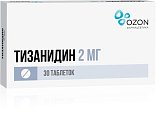 Купить тизанидин, таблетки 2мг, 30шт в Павлове