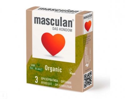 Купить masculan (маскулан) презервативы органик, 3шт  в Павлове
