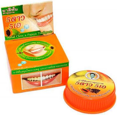 Купить 5 star cosmetic (5 стар косметик) зубная паста травяная с экстрактом папайи, 25г в Павлове