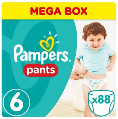 Купить pampers pants (памперс) подгузники-трусы 6 экстра лэдж 15+ кг, 88шт в Павлове