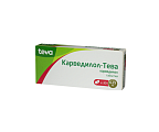 Купить карведилол-тева, таблетки 6,25мг, 30 шт в Павлове