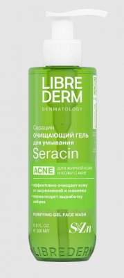 Купить librederm seracin (либридерм) гель для умывания лица очищающий, 200мл в Павлове