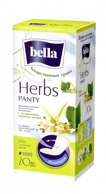 Купить bella (белла) прокладки panty herbes с экстрактом липового цвета 20 шт в Павлове