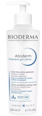 Купить bioderma atoderm (биодерма атодерм) гель-крем для лица и тела интенсив 200мл в Павлове