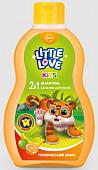 Купить little love (литтл лав) шампунь+бальзам для волос 2в1 детский тропический микс, 400мл  в Павлове