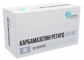 Купить карбамазепин ретард, таблетки с пролонгированным высвобождением 400мг 50шт в Павлове