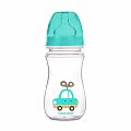 Canpol (Канпол) бутылочка EasyStart TOYS с широким горлышком антиколиковая 3+ мес, 240мл мл, 35/206 бирюзовая
