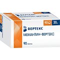 Купить мемантин-вертекс, таблетки, покрытые пленочной оболочкой 20мг, 90 шт в Павлове