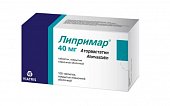 Купить липримар, таблетки покрытые пленочной оболочкой 40 мг, 100 шт в Павлове