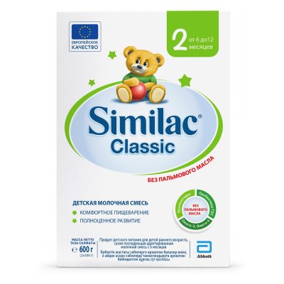 Купить симилак (similac) классик 2, смесь молочная 6-12 месяцев, 600г в Павлове