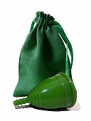 Купить онликап (onlycup) менструальная чаша серия лен размер s, зеленая в Павлове