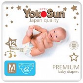 Купить yokosun premium (йокосан) подгузники размер m (5-10кг) 62шт в Павлове