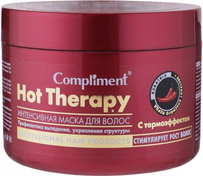 Купить complimen hot therapy (комплимент) маска для волос интенсивная с термоэффектом, 500мл в Павлове