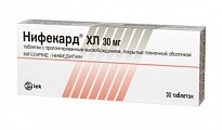Купить нифекард xl, таблетки с пролонгированным высвобождением, покрытые пленочной оболочкой 30мг, 30 шт в Павлове