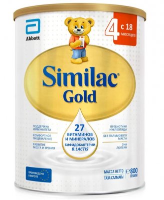 Купить симилак (similac) 4 gold сухое молочко напиток детский молочный 800г в Павлове