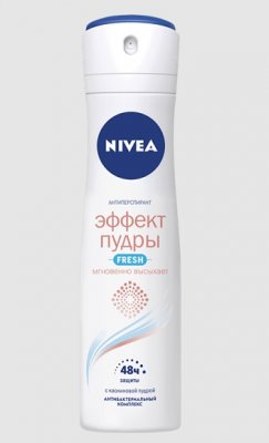Купить nivea (нивея) део дезодорант спрей эффект пудры fresh, 150мл в Павлове