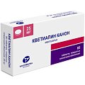 Купить кветиапин-канон, таблетки, покрытые пленочной оболочкой 25мг, 60 шт в Павлове